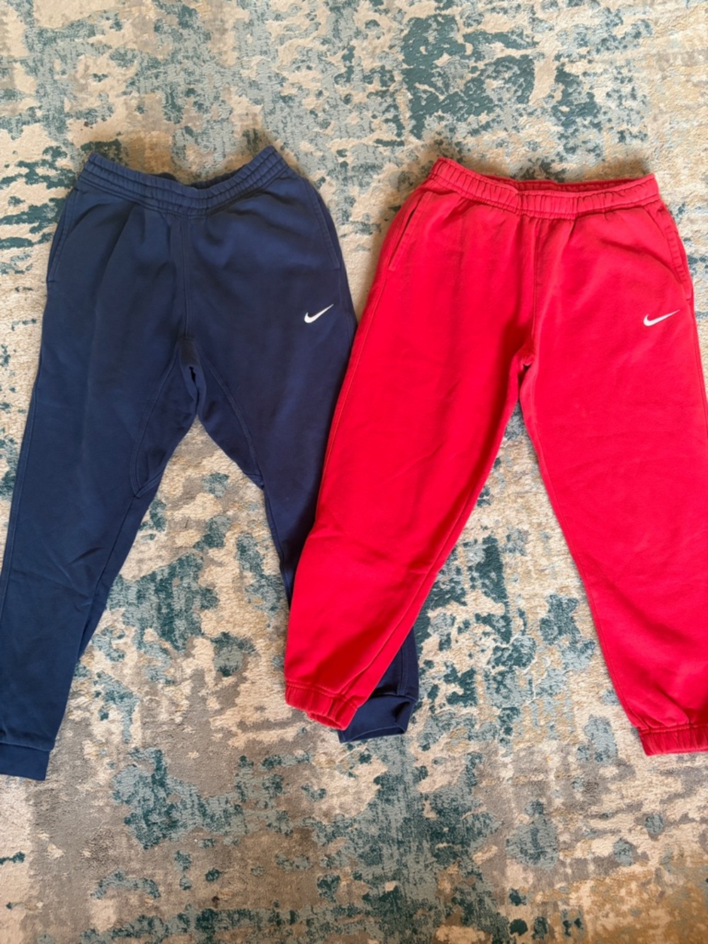 Nike men’s bundle Navy and Red Jogger Sweatpants